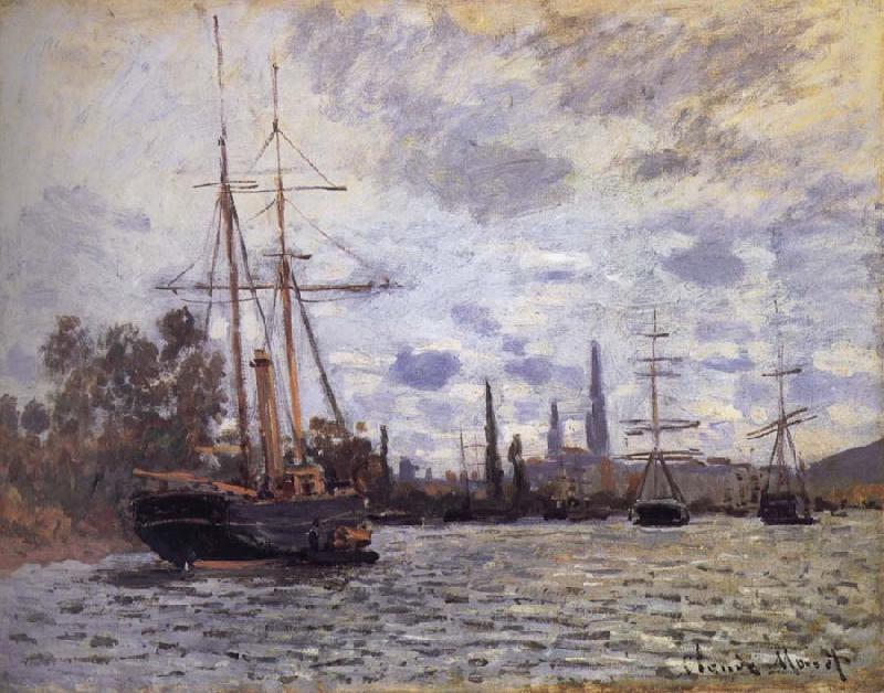 Claude Monet THe Seine at Rouen China oil painting art